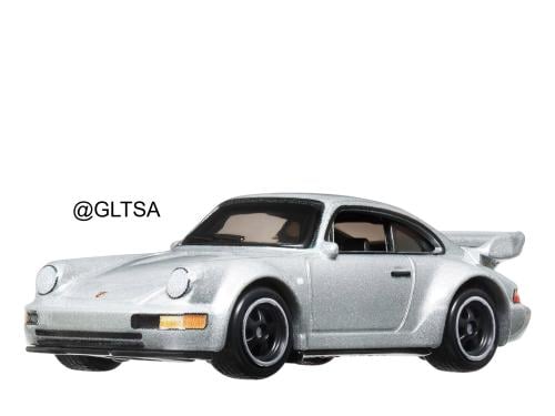 Porsche 911 Carrera RS 3.8 (Fast & Furious) Silver 1:64 Hot Wheels HRT97