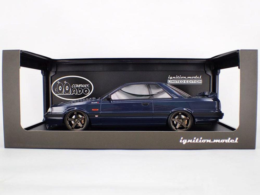 Nissan Skyline GTS-R (R31) Blue Black 1:18 Ignition Model IG1297 - الهوايات  الذهبية لمجسمات السيارات والريموت