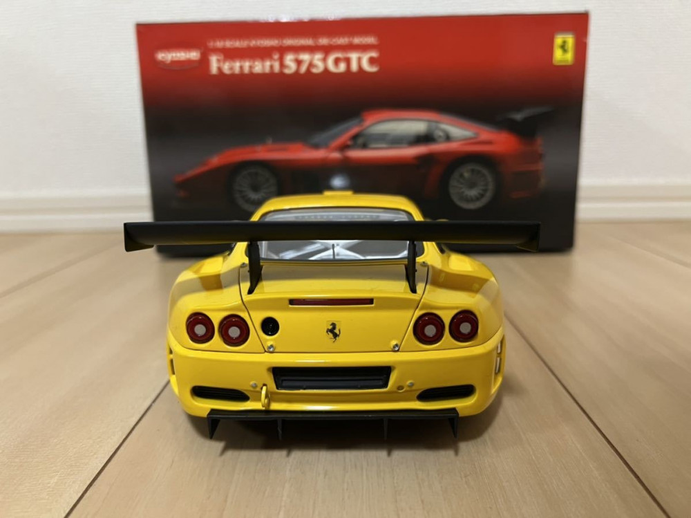 RARE Ferrari 575GTC 2004 Yellow 1:18 Kyosho 08391C - الهوايات الذهبية  لمجسمات السيارات والريموت