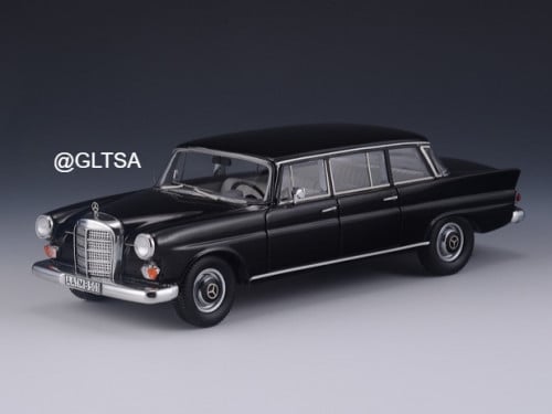 RARE Mercedes-Benz 200 (W110) Binz Lang 1965 Black 1:43 GLM Models GLM205401 LIMITED 299 PCS