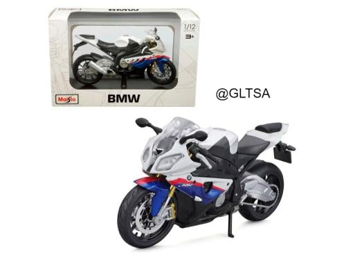 BMW S 1000 RR Motorcycle White 1:12 Maisto 32702