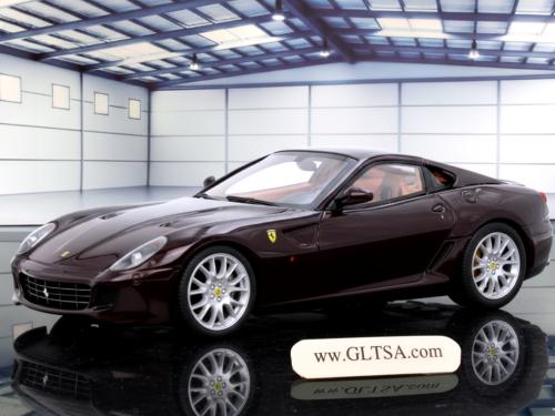 Ferrari 599 GTB Fiorano Manual Gear Vinaccia Cuoio Color Interior 1:18 BBR BBR1872E LIMITED 126 PCS Made In Italy