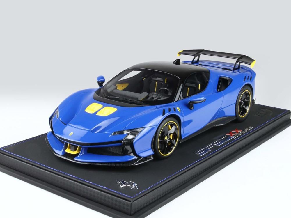 BBR 1/18 SF90 Azzurro La Plata 海外特注 1/18 DELUXE BBR Ferrari SF90 AZZURO LA PLATA BABY BLUE