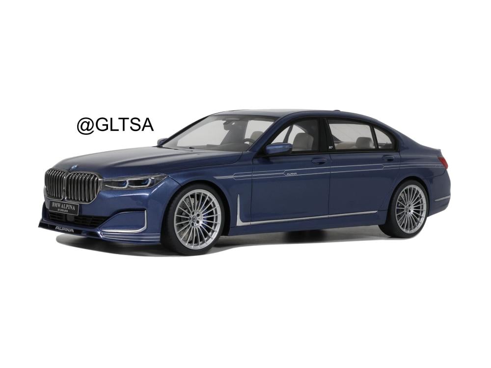 BMW Alpina B7 Blue 1:18 GT Spirit GT465 LIMITED 1500 PCS - الهوايات الذهبية  لمجسمات السيارات والريموت