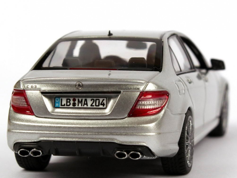 RARE Mercedes-Benz C63 AMG (W204) Iridium Silver 1:43 Schuco