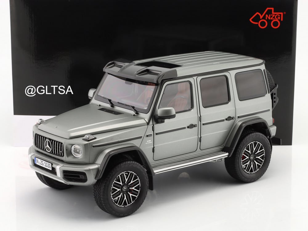 Mercedes-Benz G63 (W463) 4x4 AMG Platinum Silver Met 1:12