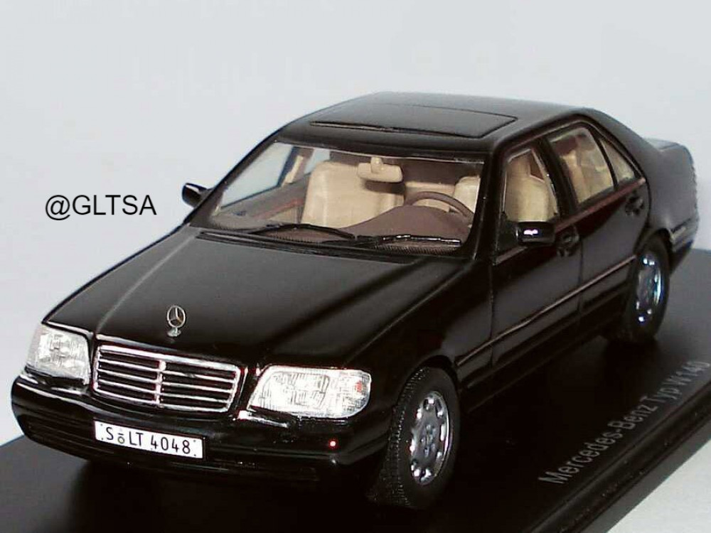 RARE Mercedes-Benz S500 (W140) 1994-1998 Black 1:43 Spark 
