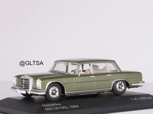 Mercedes-Benz 600 (W100) 1964 Green Metallic 1:43 WhiteBox