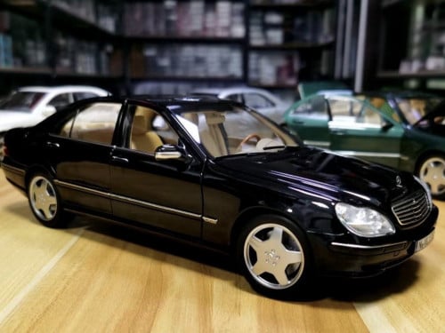 RARE Mercedes-Benz S-Class S-Klasse S600 W220 1998 AMG Black 1:18 Norev 183814