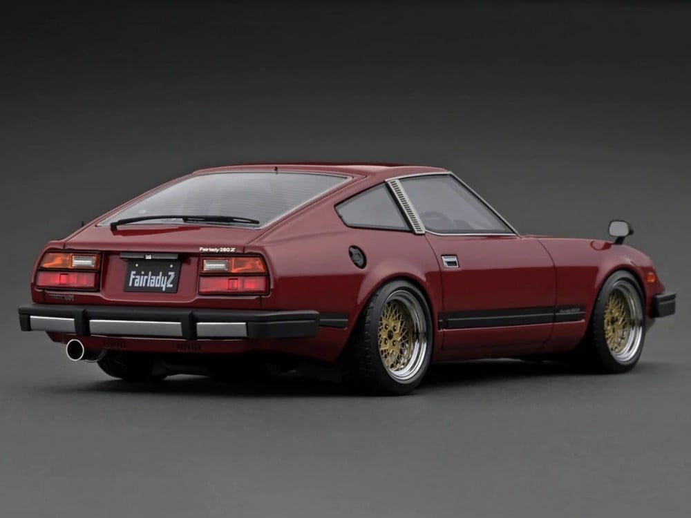 Nissan Fairlady Z (S130) Burgundy Red 1:18 Ignition Model IG1970