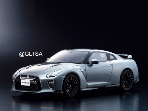 Nissan GT-R R35 Gray 1:18 Kyosho KSR18044GR-B