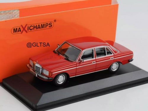 RARE Mercedes-Benz E-Class 230E (W123) 1982 Red 1:43 Minichamps 940032200