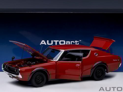 Nissan Skyline GT-R (KPGC110) Standard Version Red 1:18 AUTOart 77473