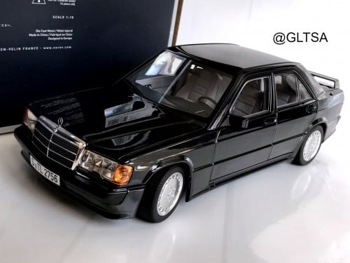 Mercedes-Benz 190E 2.3-16 W201 1984 Black Metallic 1:18 Norev 183830 -  الهوايات الذهبية لمجسمات السيارات والريموت