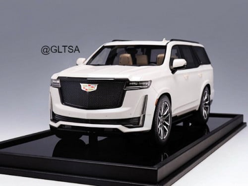 RARE Cadillac Escalade 2022 White 1:18 MotorHelix LIMITED 199 PCS