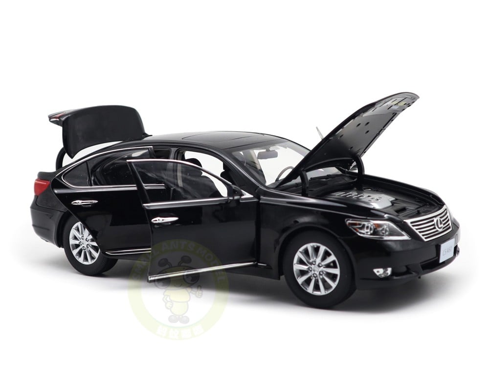 Lexus LS460 Black 1:18 Norev 188110 - الهوايات الذهبية لمجسمات السيارات  والريموت