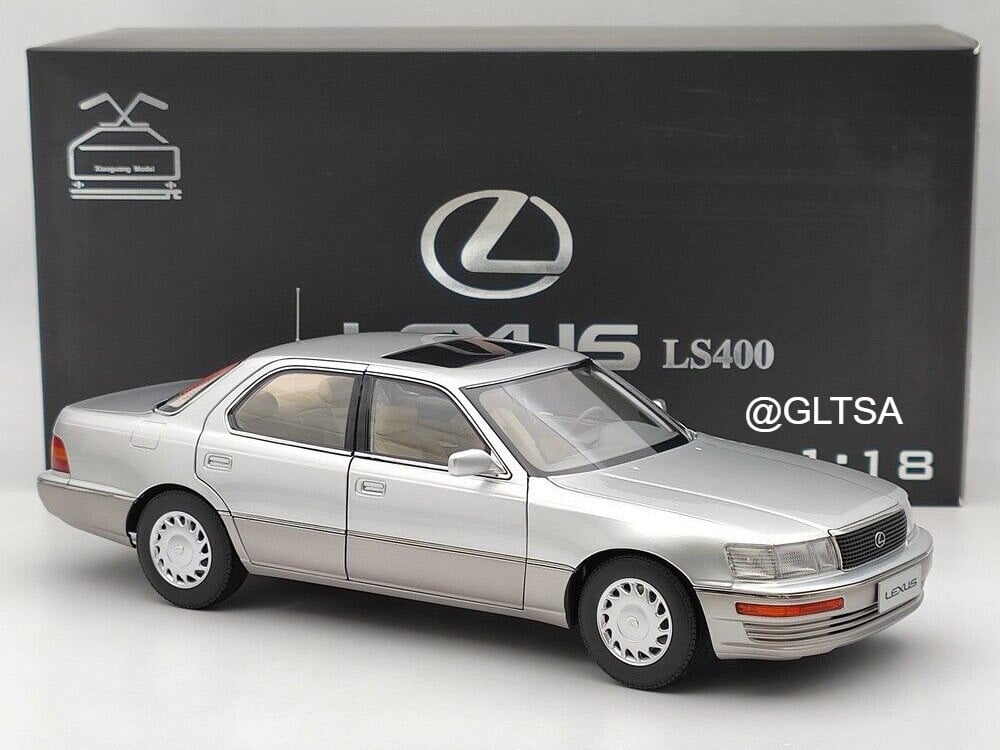 Lexus LS400 Silver 1:18 Xiaoguang - الهوايات الذهبية لمجسمات السيارات  والريموت