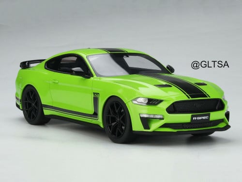 Ford Mustang R Spec RHD 2020 Grabber Lime 1:18 GT...