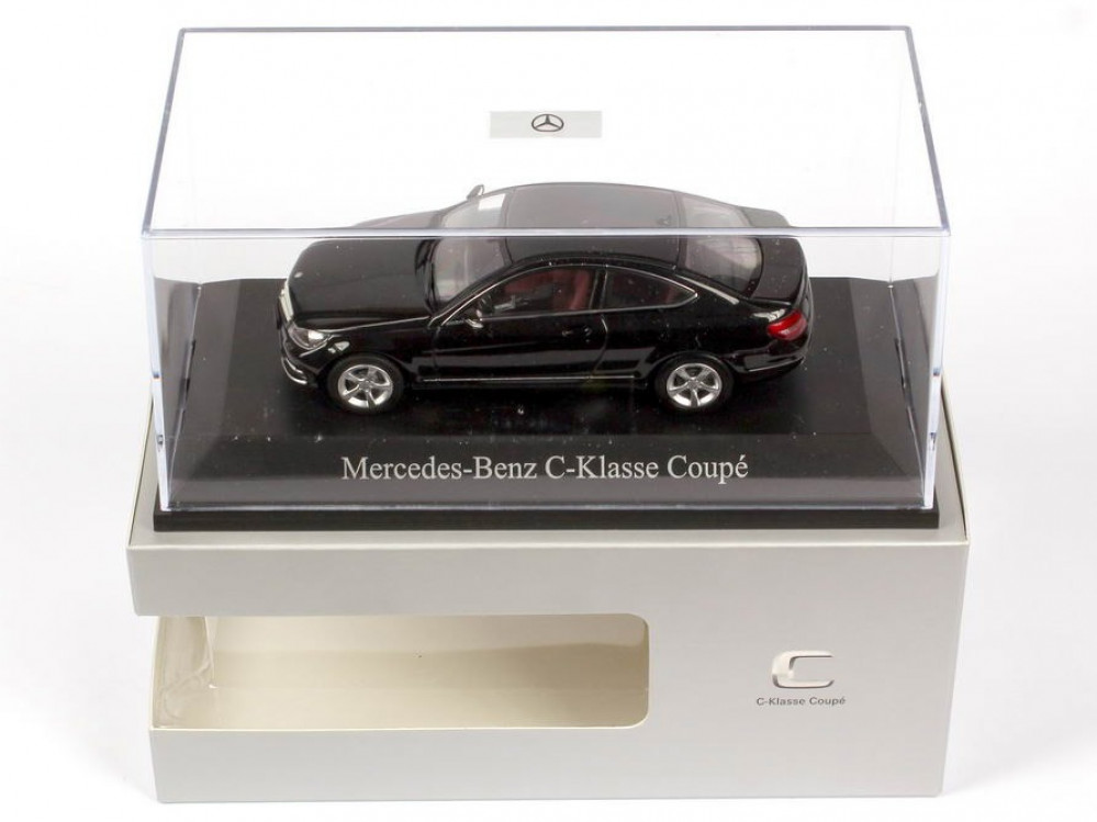 Mercedes-Benz C-Class Coupe Black Metallic 1:43 Norev