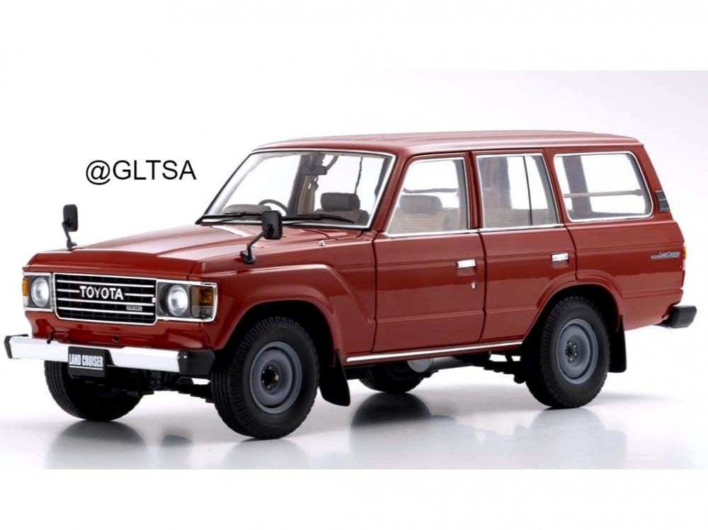 【kyosho】Toyota 『LAND CRUISER』1:18 レア Kyosho 1/18 Toyota Land Cruiser 60 Blue - Nowy Model