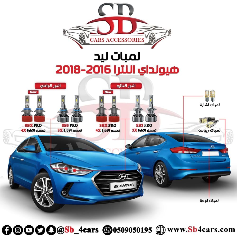 لمبات ليد النترا 2016-2018