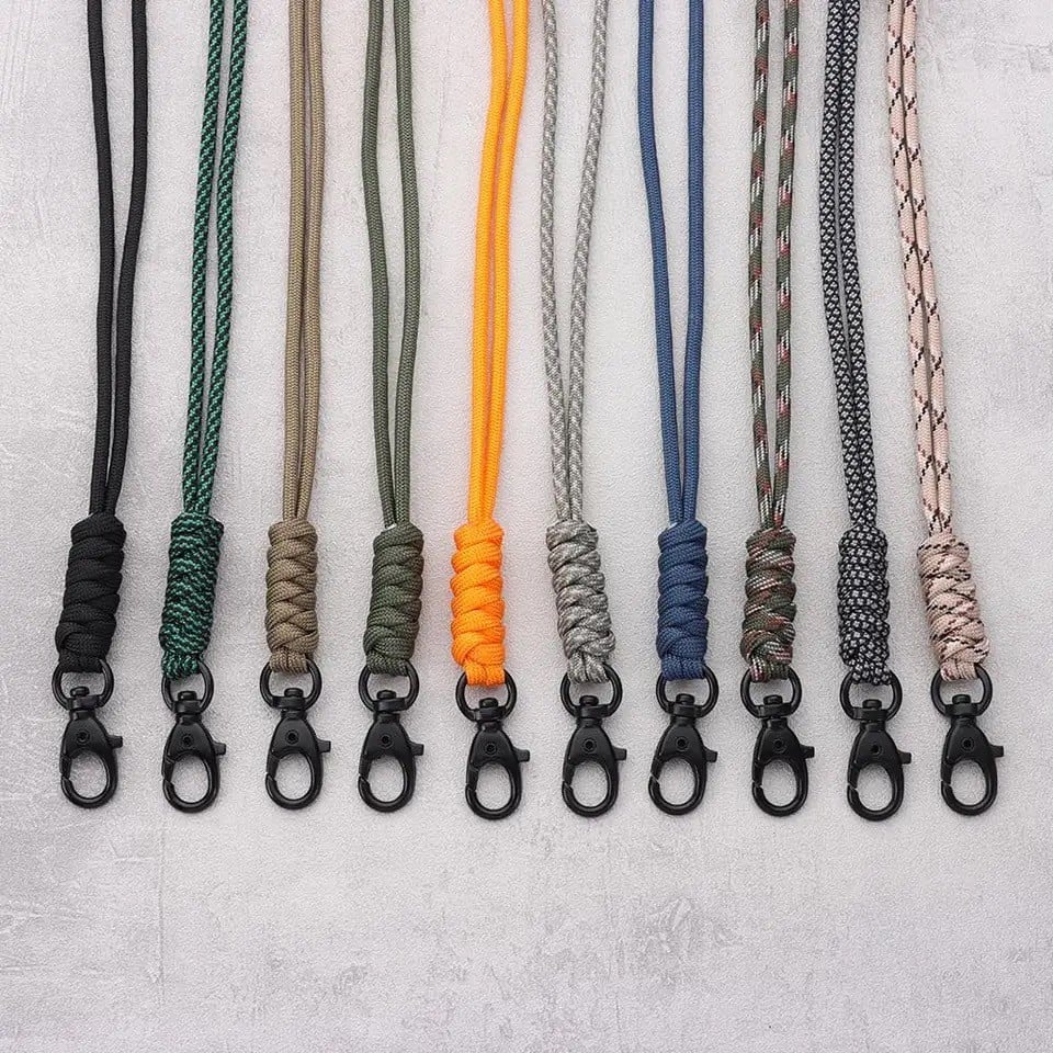 High Strength Nylon Lanyard Rotatable Buckle Mobile Phone Neck Straps  Necklace Keychain Lanyard ID Card Rope Accessories - ِAbhir-Online
