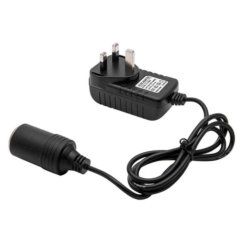 Power supply AC 100-240V 2A to 12V DC Car Cigarette Lighter Socket Adapter  24W