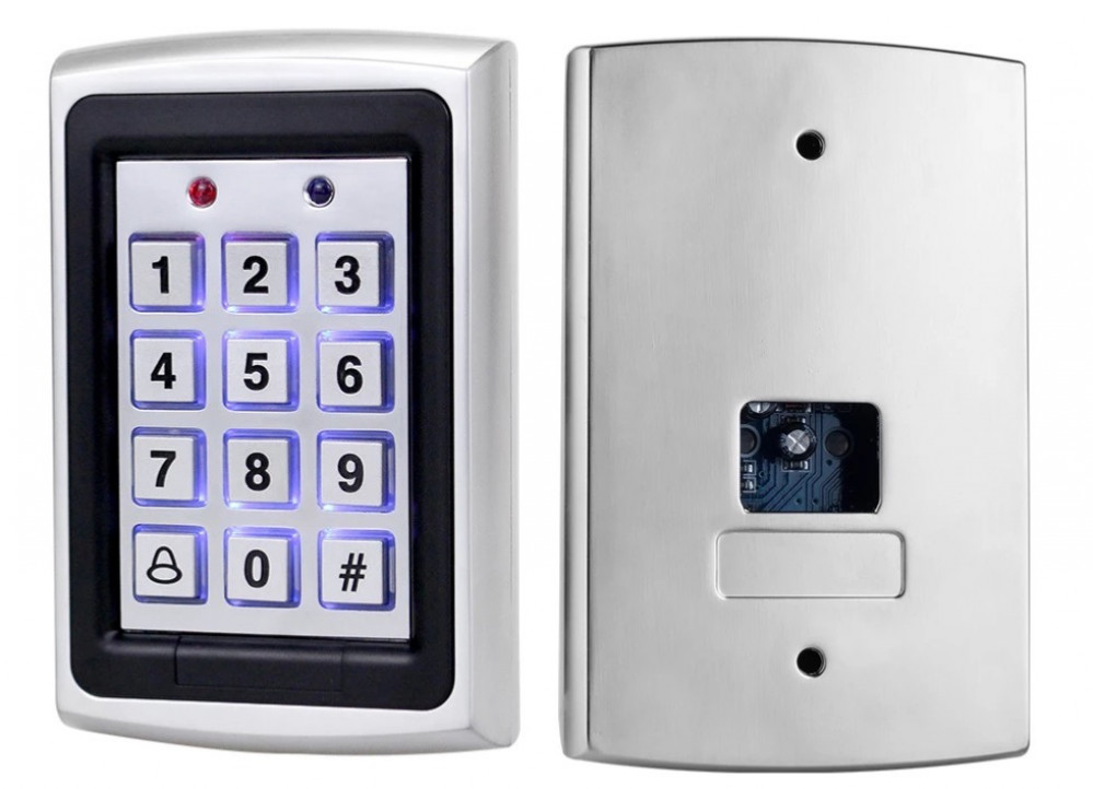 RFID Metal Access Control Keypad Waterproof Cover Contactless Door Controller 
