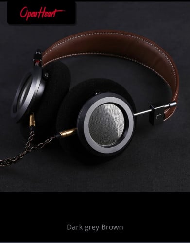 سماعة رأس سلكية HiFi فوق الأذن مفتوحة من الخلف مزو...