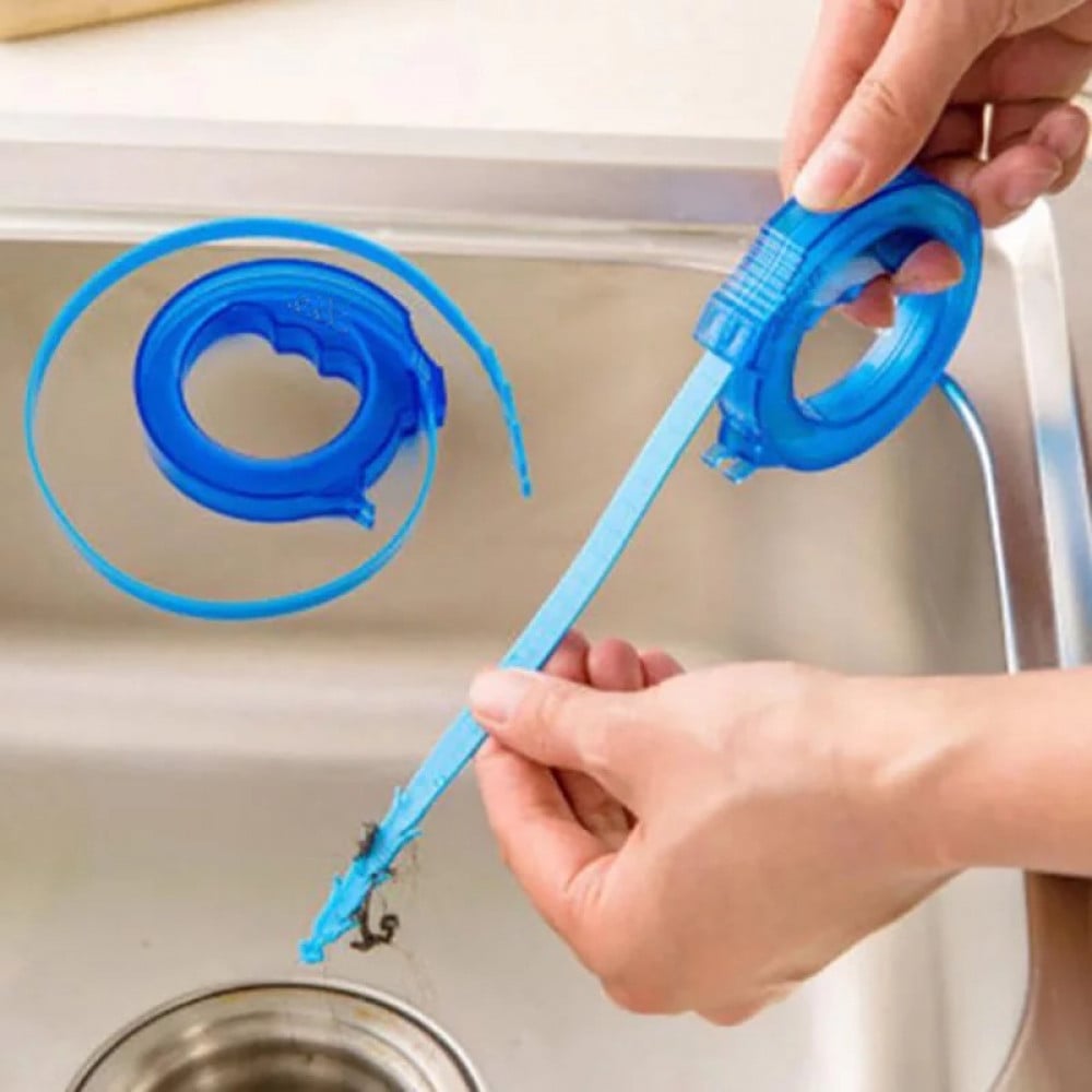 Hair Anti clog Remover Cleaning Tool Drain for Kitchen Shower Sink