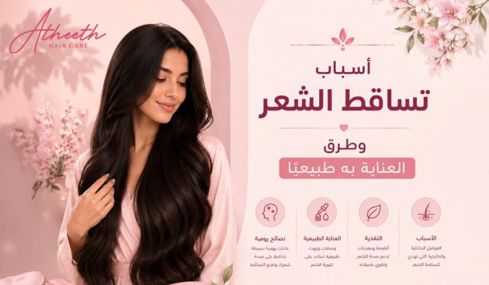 أسباب تساقط الشعر وطرق العناية به طبيعيًا