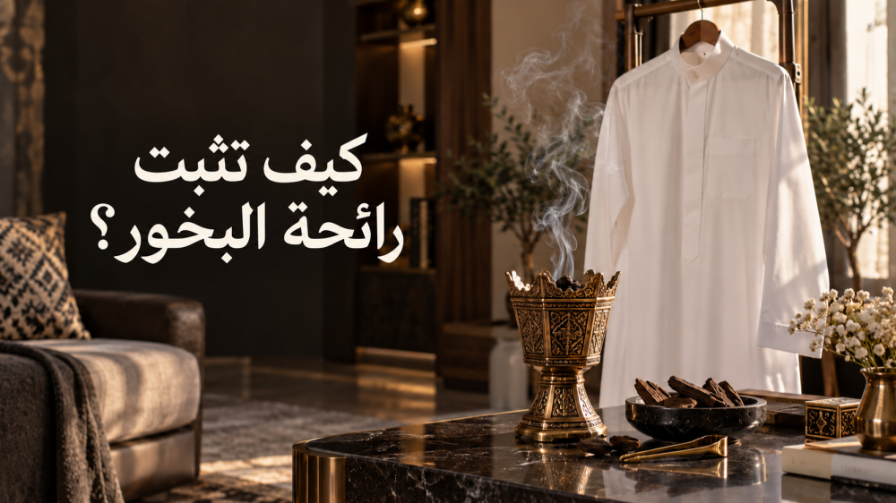 طريقة تثبيت رائحة البخور في الملابس والمنزل