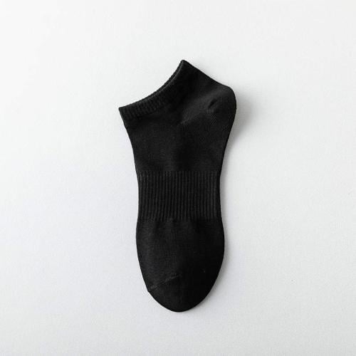 Cotton Short-Tube Black Socks