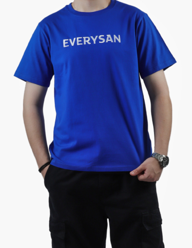 Regular-Fit Blue T-shirt