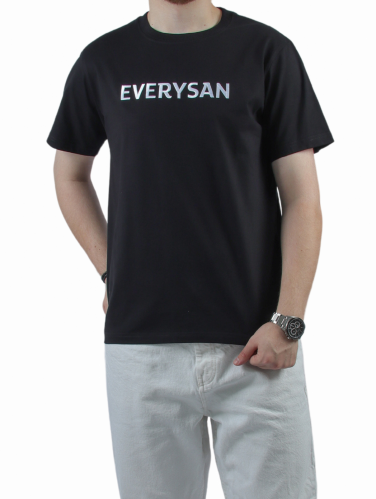 Regular-Fit Black T-shirt