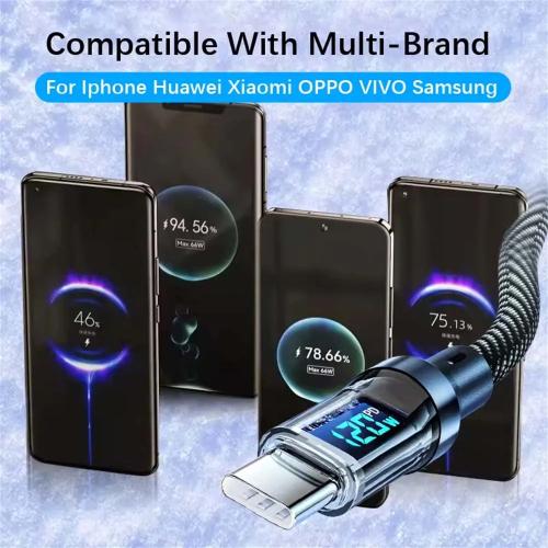 ⚡️ NNBILI كابل شحن سريع 120 واط USB-C
