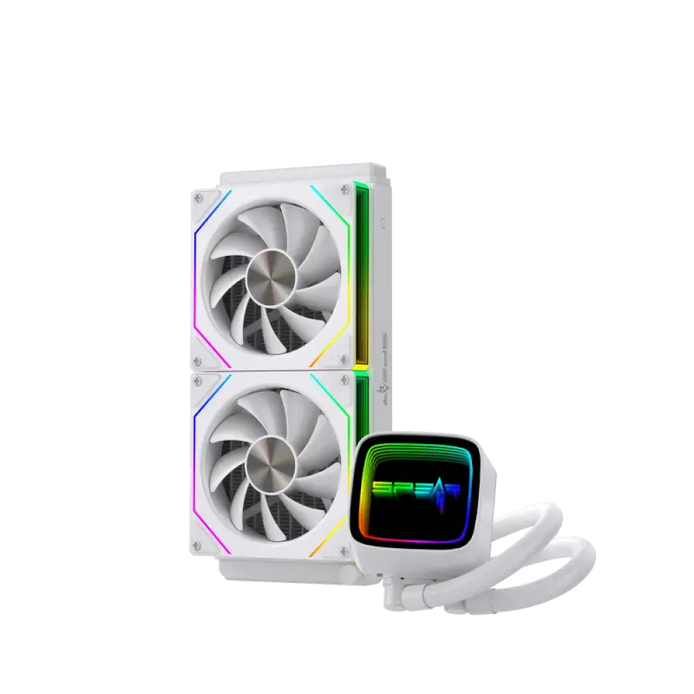 EVERST 240T Normal Tube 240MM Cooller - White