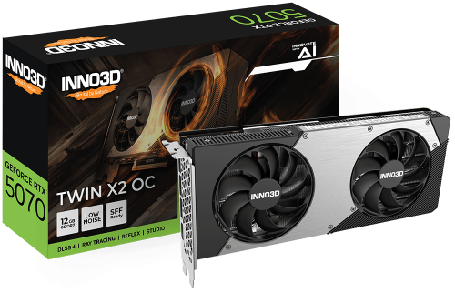 Inno3D RTX 5070 12GB TWIN X2 OC BLK