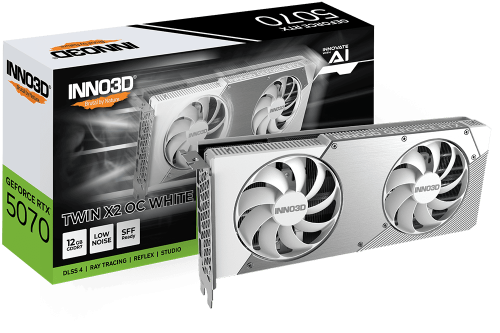 Inno3D RTX 5070 12GB TWIN X2 OC WHT
