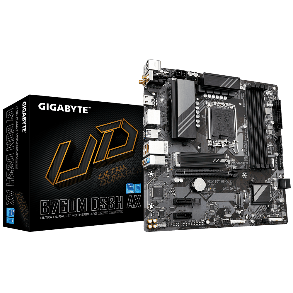 GIGABYTE B760M DS3H AX WIFI DDR5