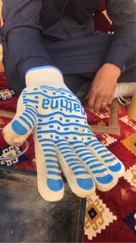 قفاز مقاوم للحرارة والجمر