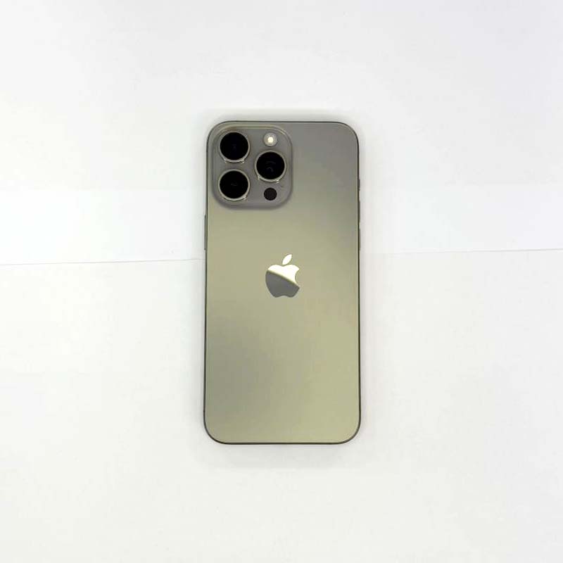 Used - iPhone 15 Pro Max 256GB natural titanium battery 90% | لؤي