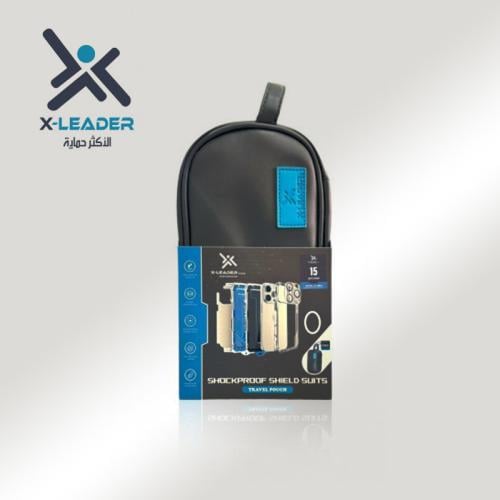 بكج حماية للايفون 15 برو ماكس X-LEADER TRAVEL مع ش...