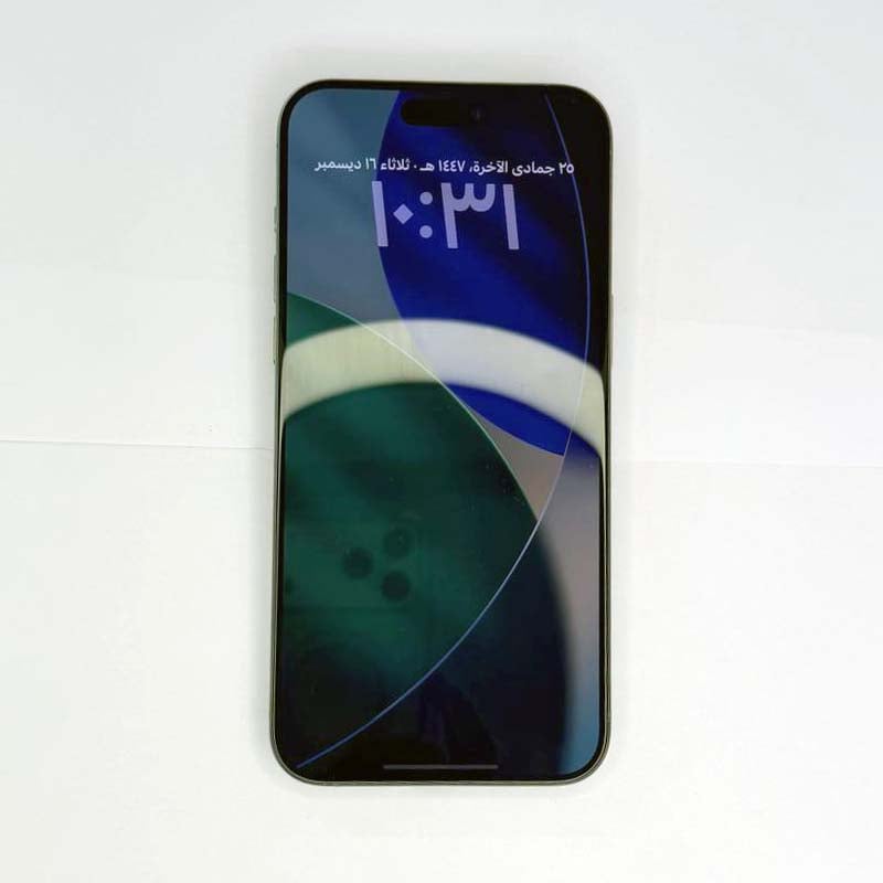 Used - iPhone 15 Pro Max 256GB natural titanium battery 90% | لؤي