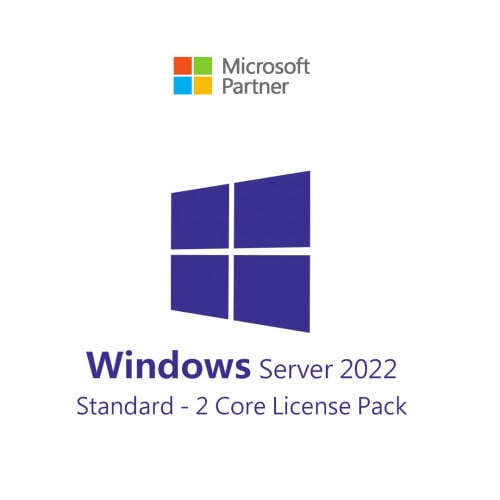 Windows Server 2022 Standard - 2 Core License Pack...