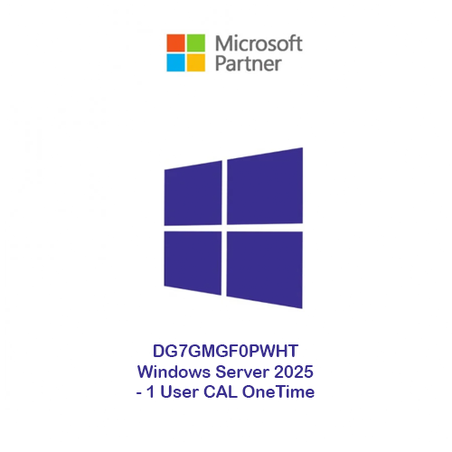 DG7GMGF0PWHT Windows Server 2025 - 1 User CAL OneTime