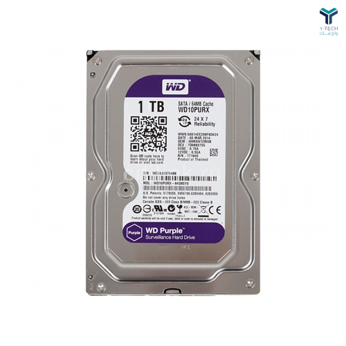 WD Purple 1TB Hard Disk Drive - WD 1TB هارديسك