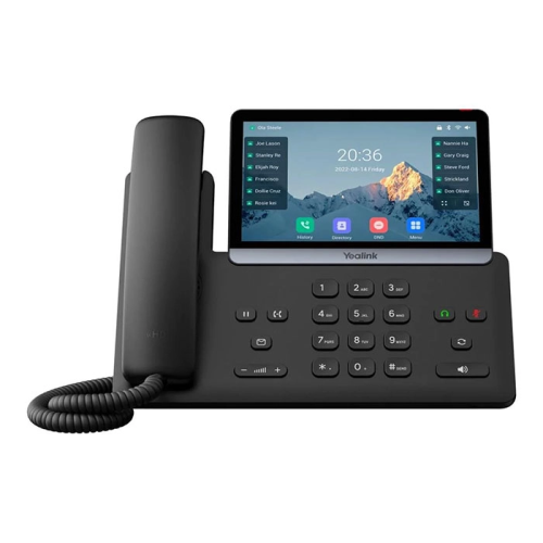 T77U Smart Desk Phone with 16 Lines - 7 Inch HD Touchscreen
