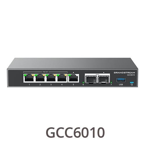 جهاز شبكات Grandstream GCC6010 – سنترال + راوتر + Firewall + PoE
