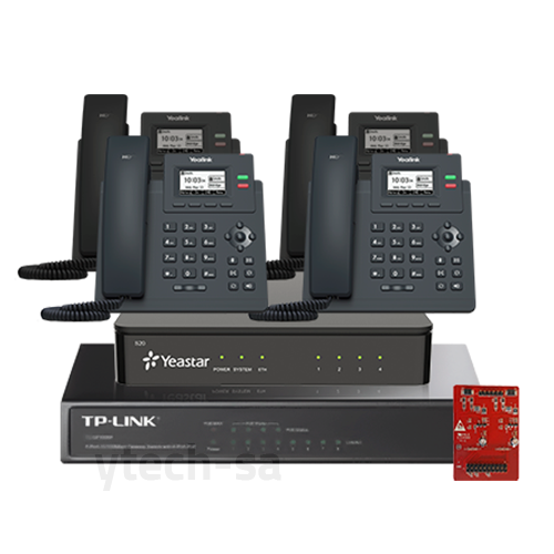 مجموعة متكاملة Yeastar S20 VOIP PBX